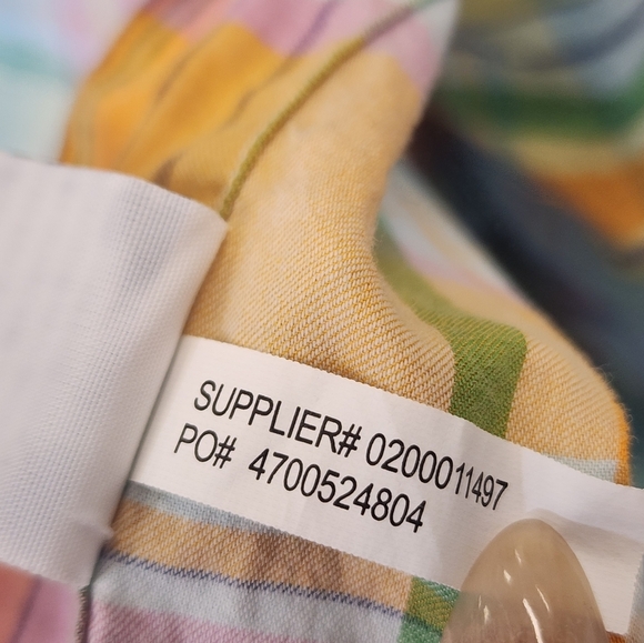 Ralph Lauren Men's Multicolor Plaid Shirt Beach Twill Sleeves Shirt, sz 2XL - Picture 7 of 16